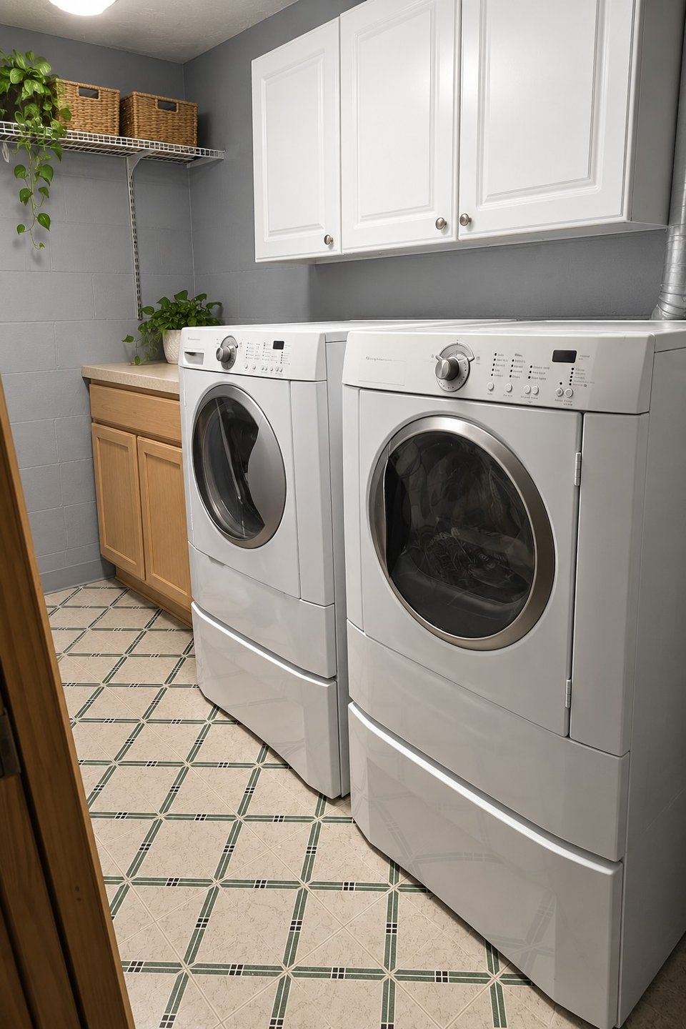Laundry room at Suncoast Tropical Garden Retreat